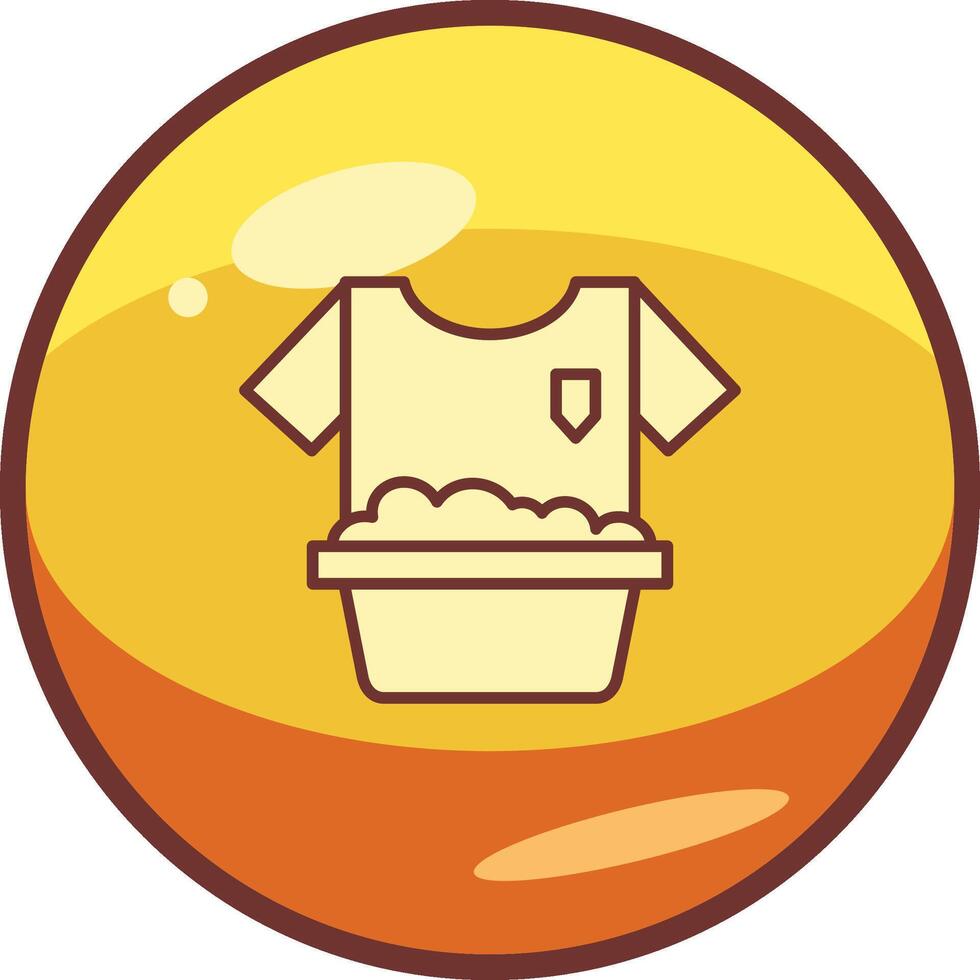 Washing Clothes Vector Icon