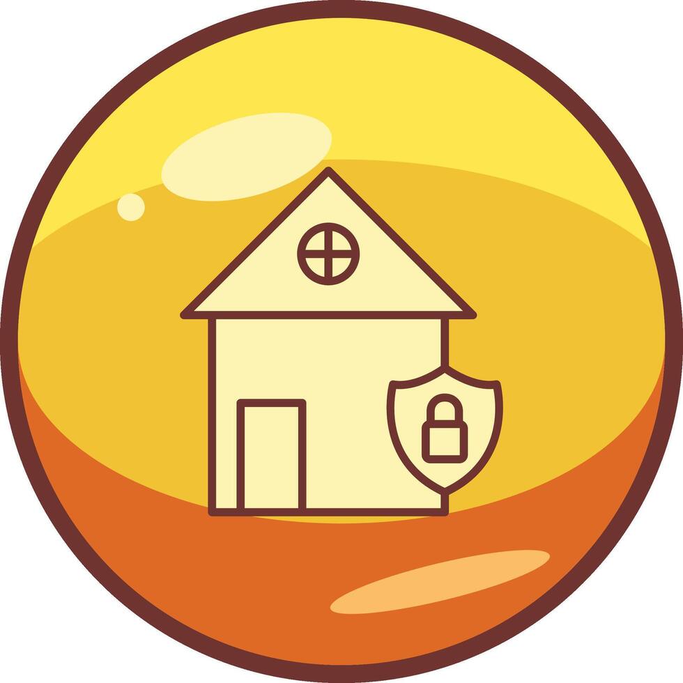 Home Security Vector Icon