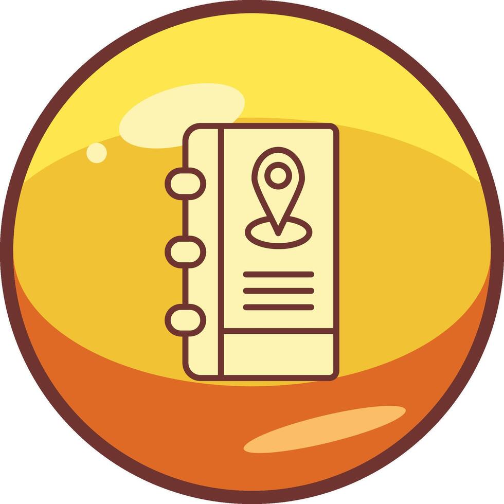 Address Book Vector Icon