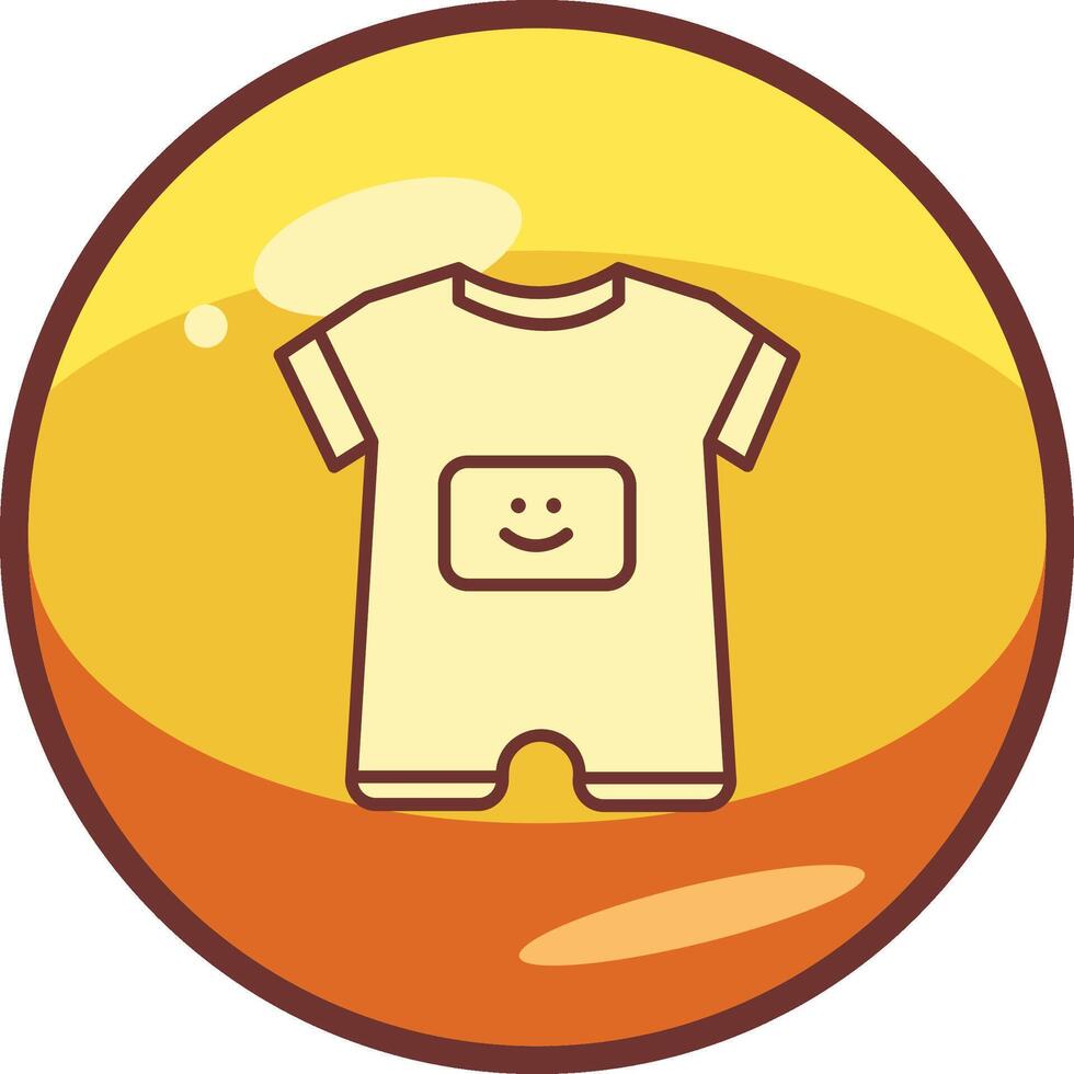 Baby Boy Outfit Vector Icon