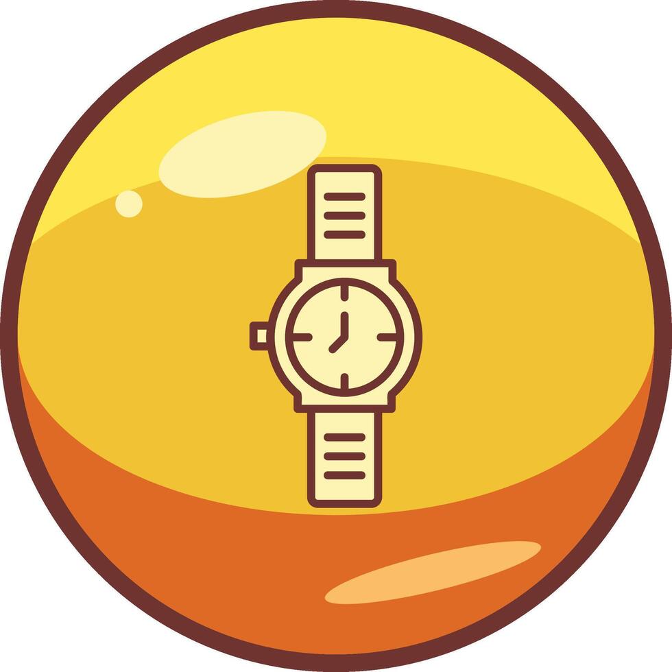 reloj, vector, icono vector