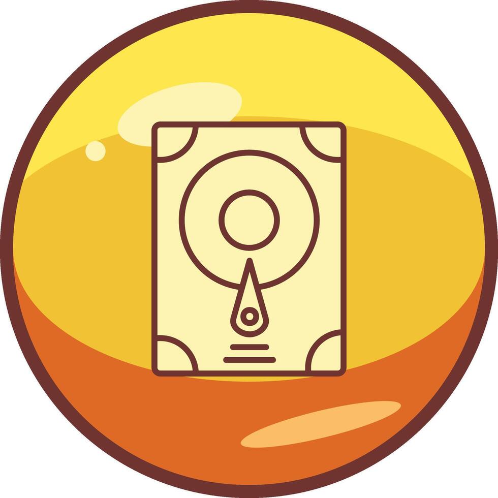 Hard Disk Vector Icon