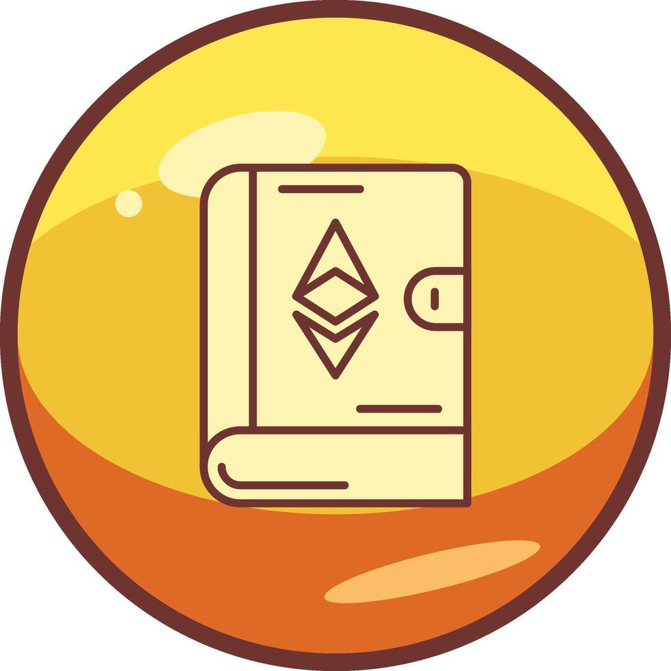 Ethereum Book Vector Icon