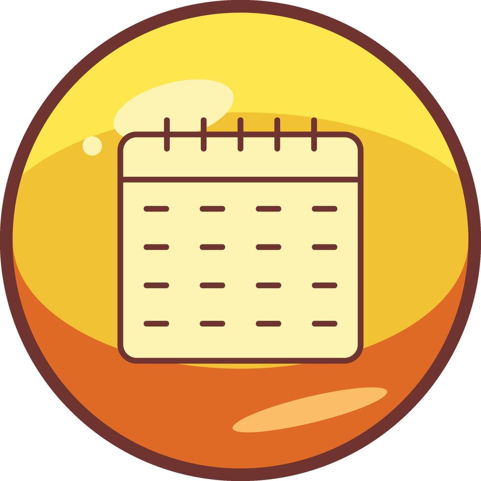 icono de vector de calendario