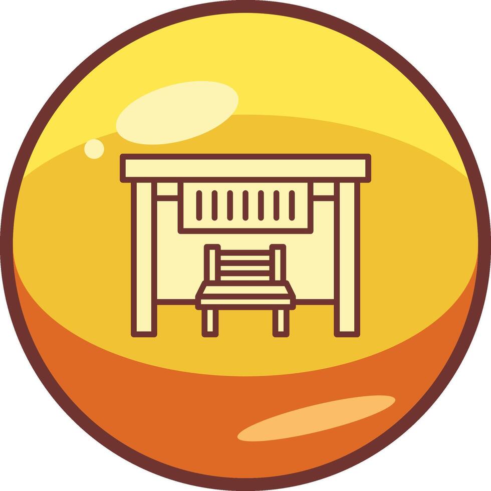 Bus Stop Vector Icon