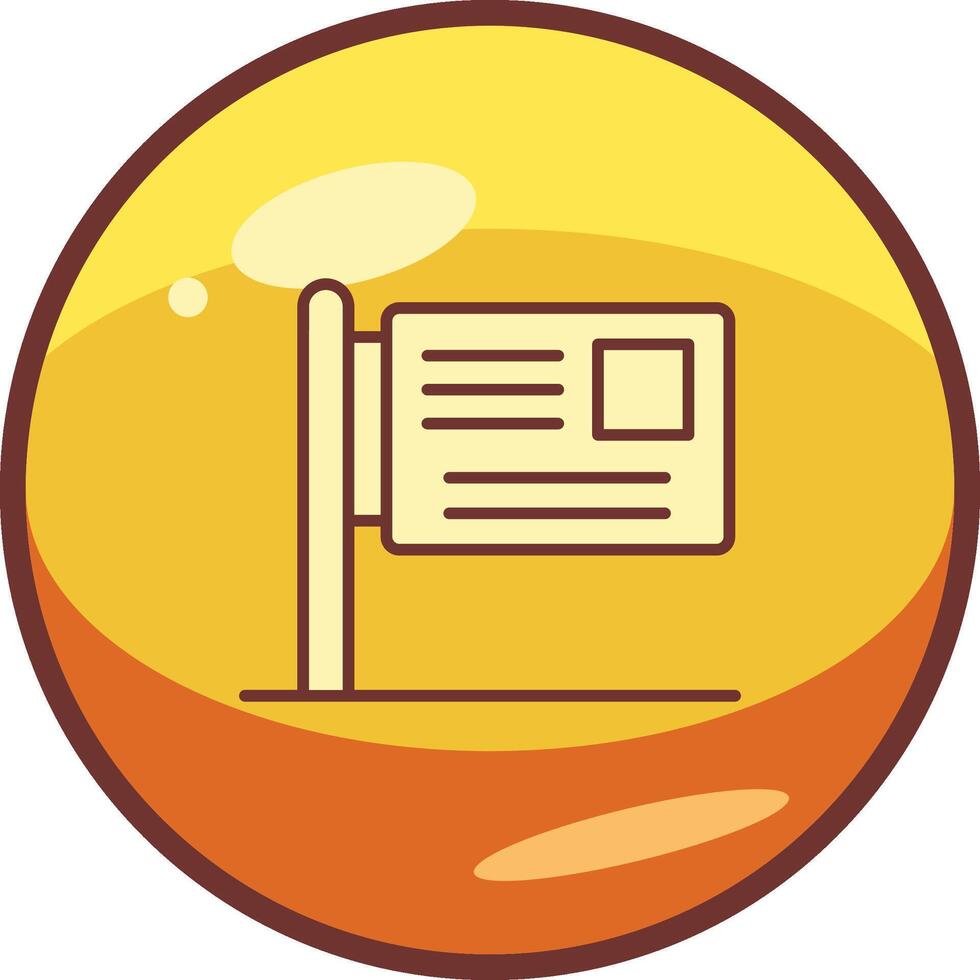 Billboard Vector Icon