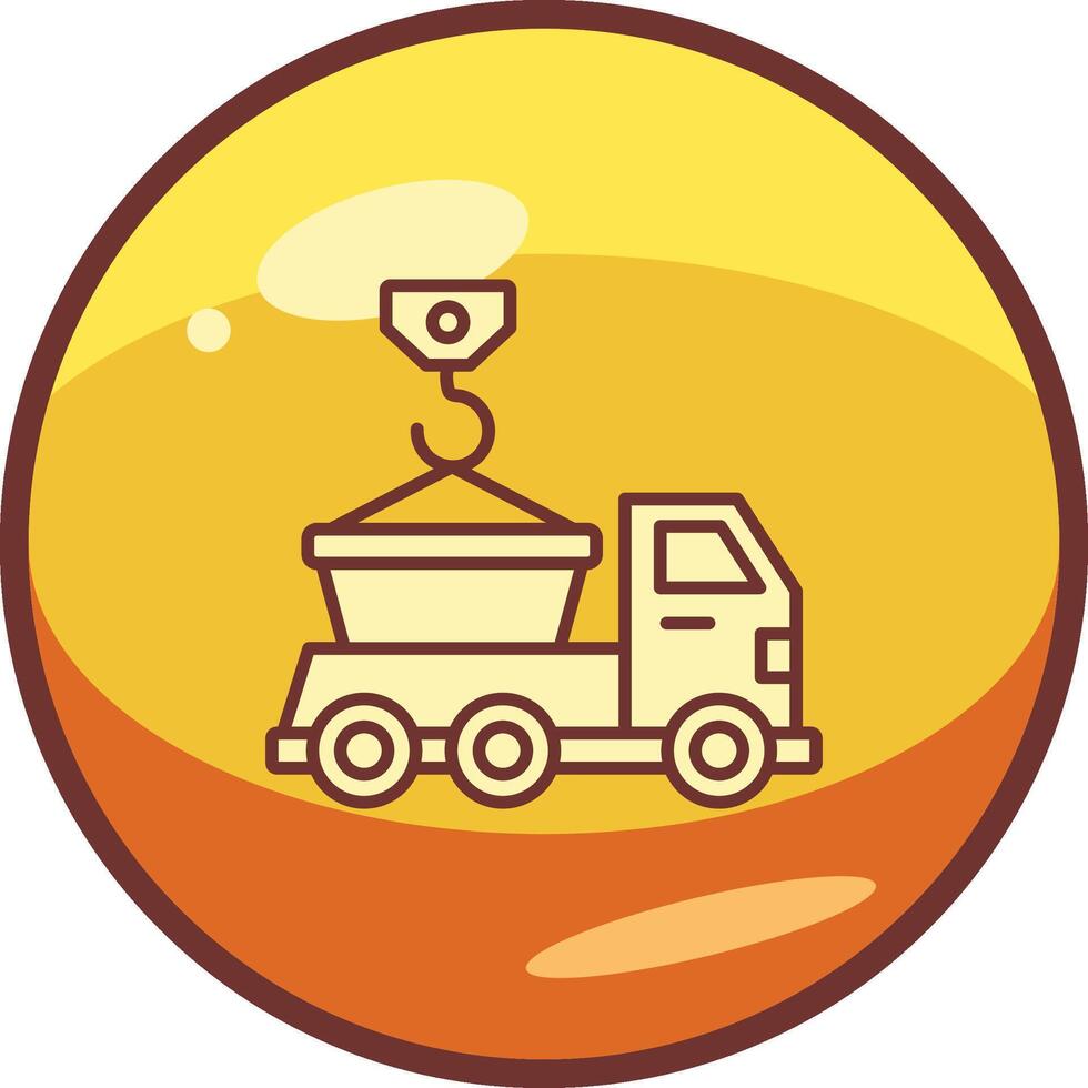 Skip Truck Vector Icon