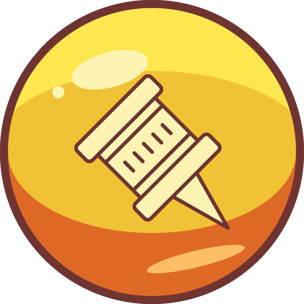 PushPin Vector Icon