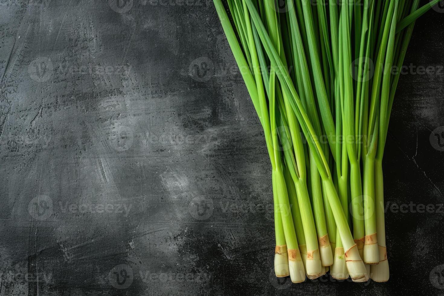 ai generado La hierba de limón aislado cocina mesa profesional publicidad comida fotografía foto