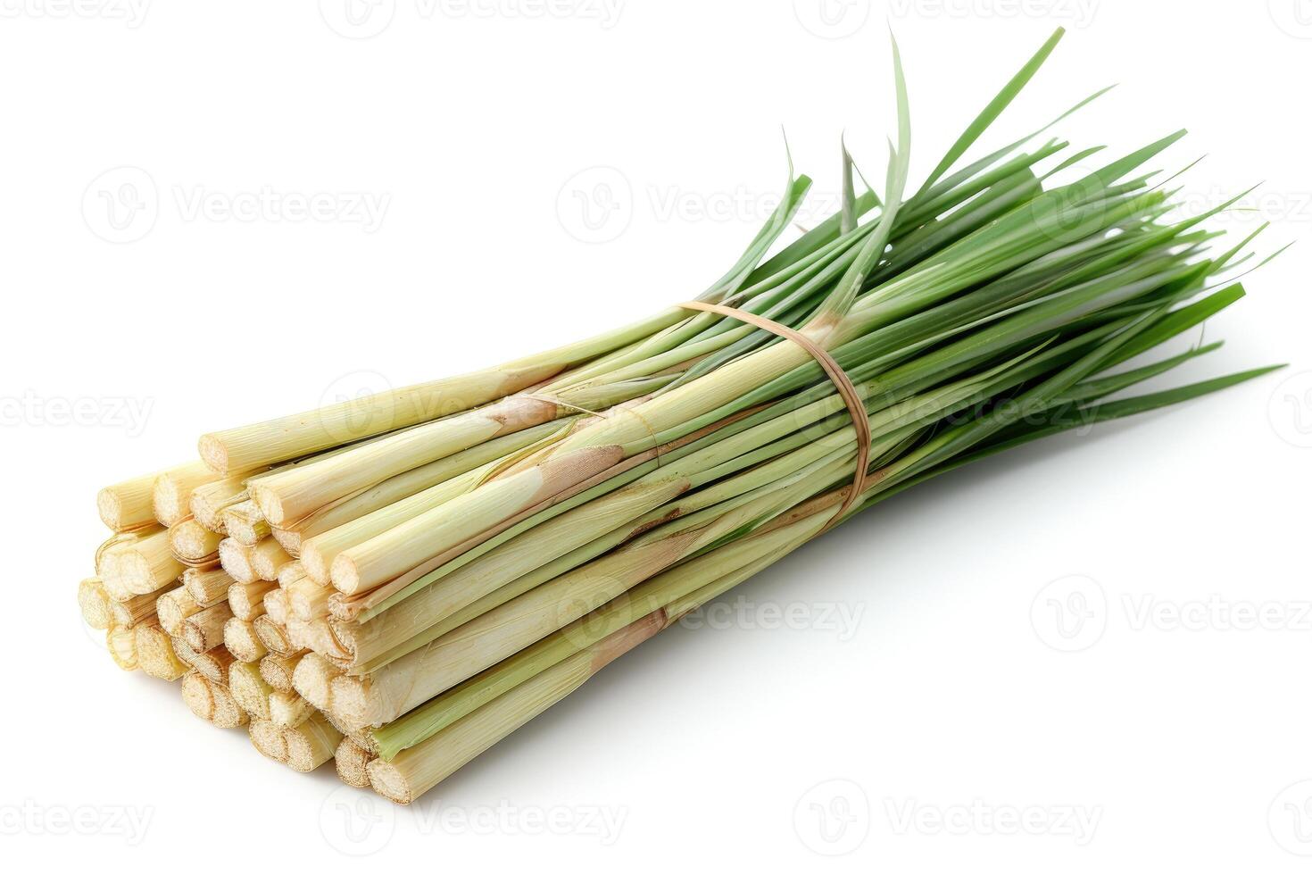 AI generated lemongrass isolated kitchen table professional advertising food photography photo