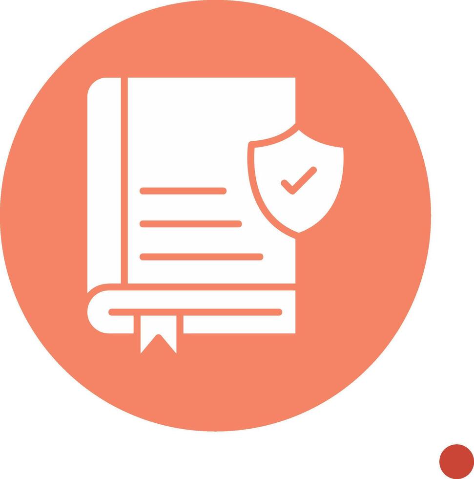 Book Secure Vector Icon