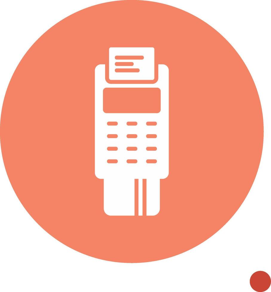 Pos Terminal Vector Icon