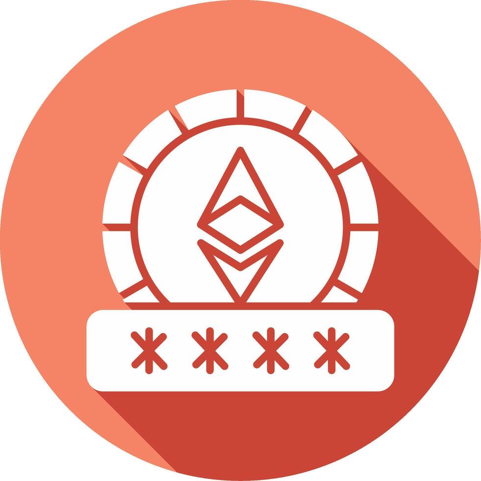 Ethereum Password Vector Icon
