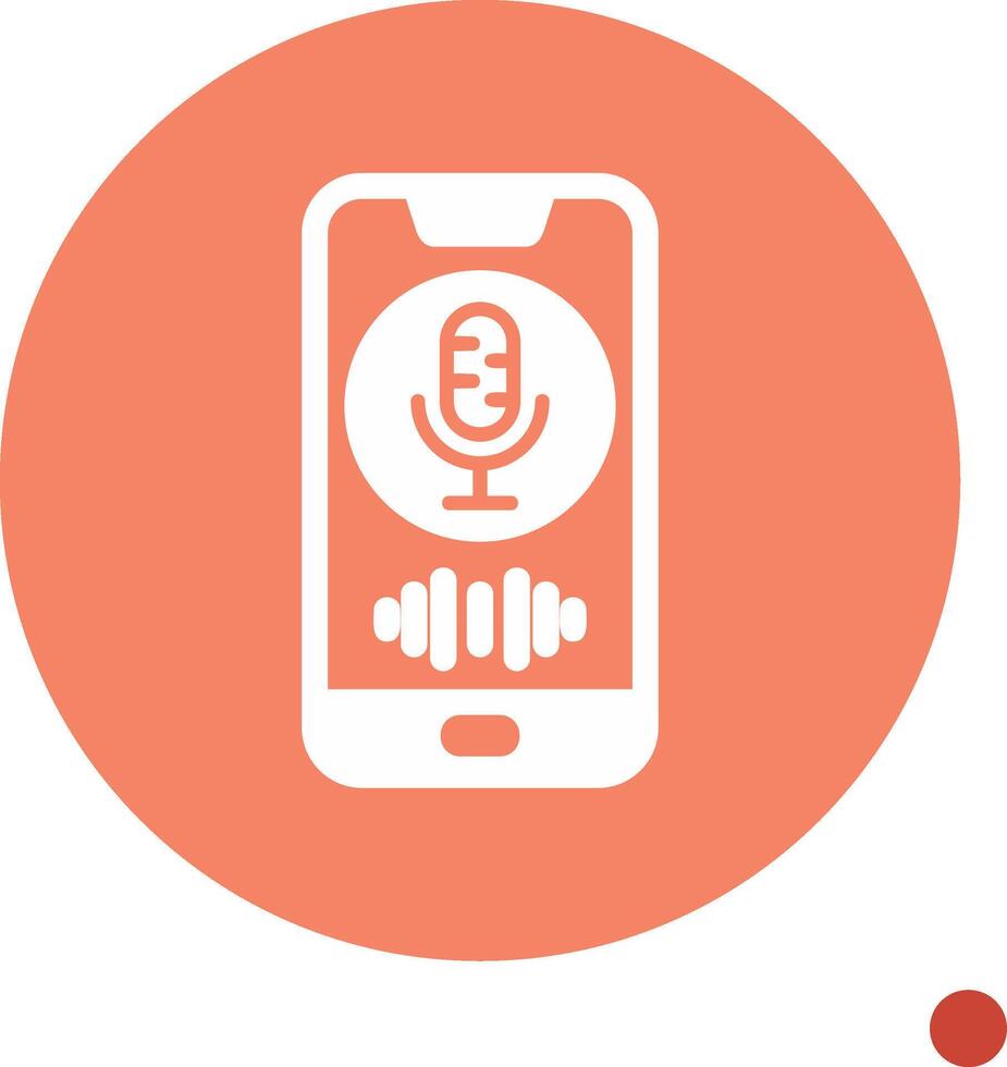 Voice Assistant Vector Icon