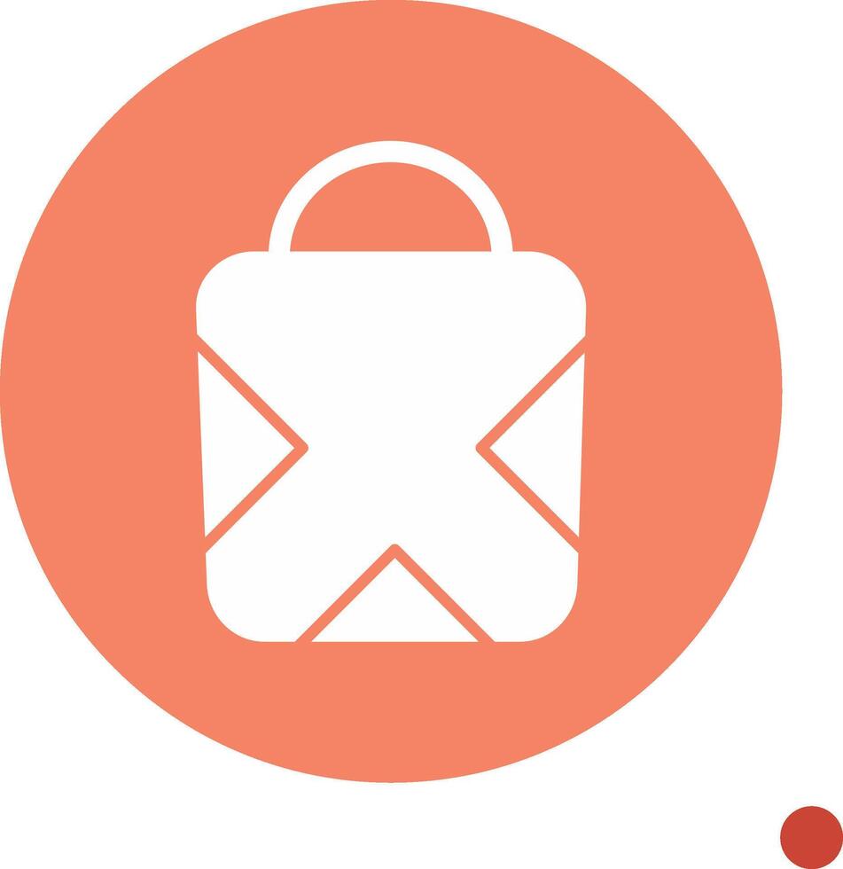 icono de vector de bolsa de compras