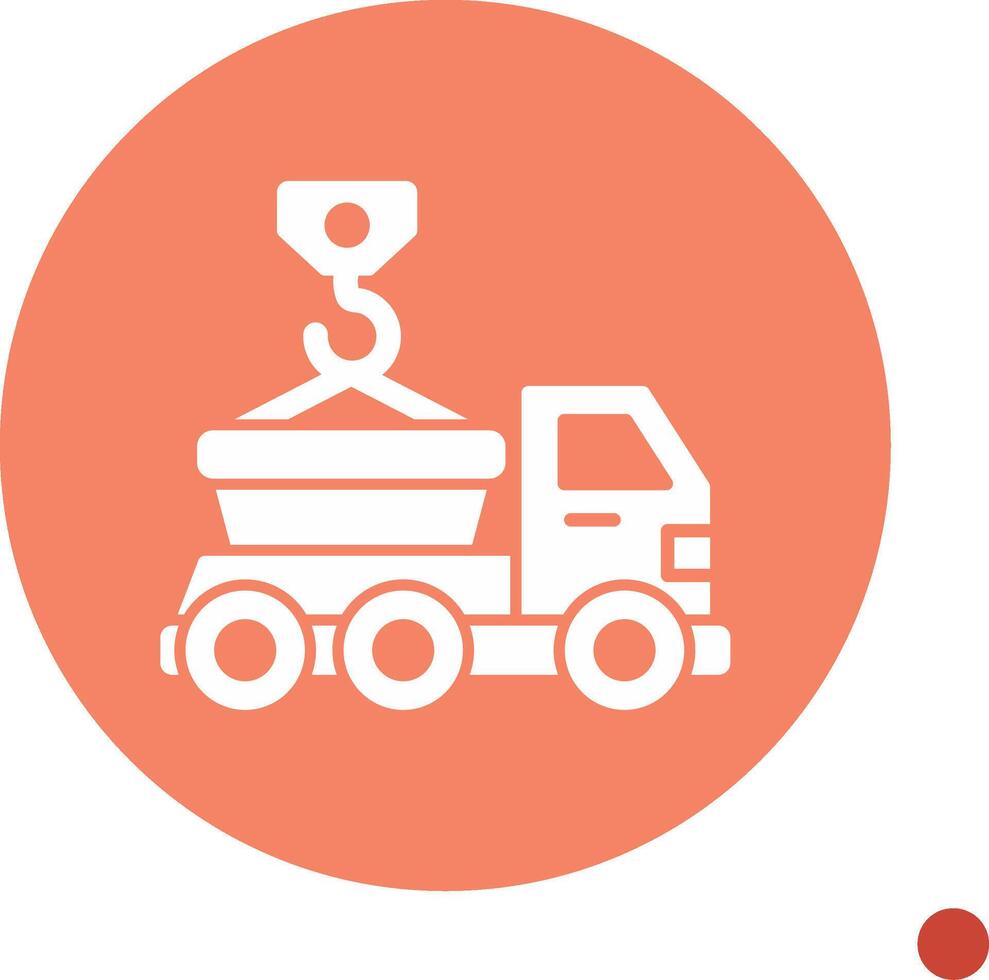 Skip Truck Vector Icon