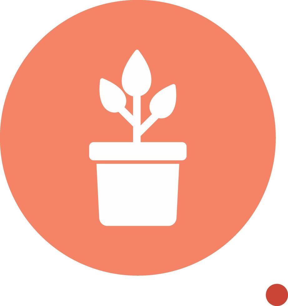 Plant Pot Vector Icon