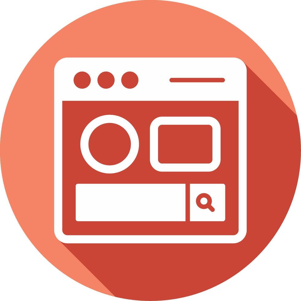 Search Page Vector Icon