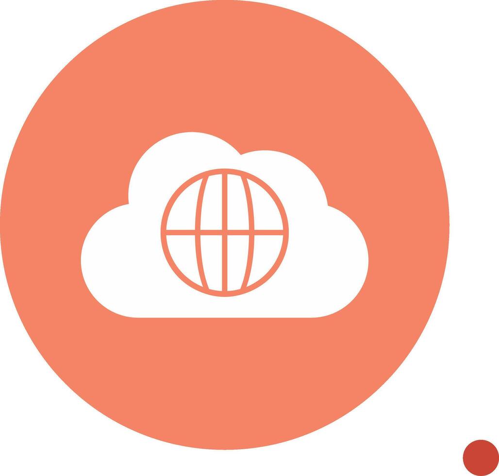 World Cloud Vector Icon