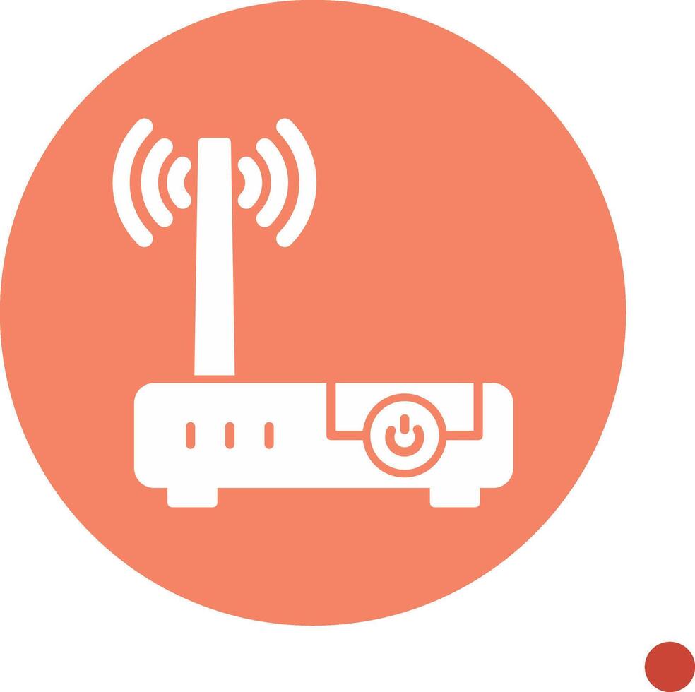 Router Device Vector Icon