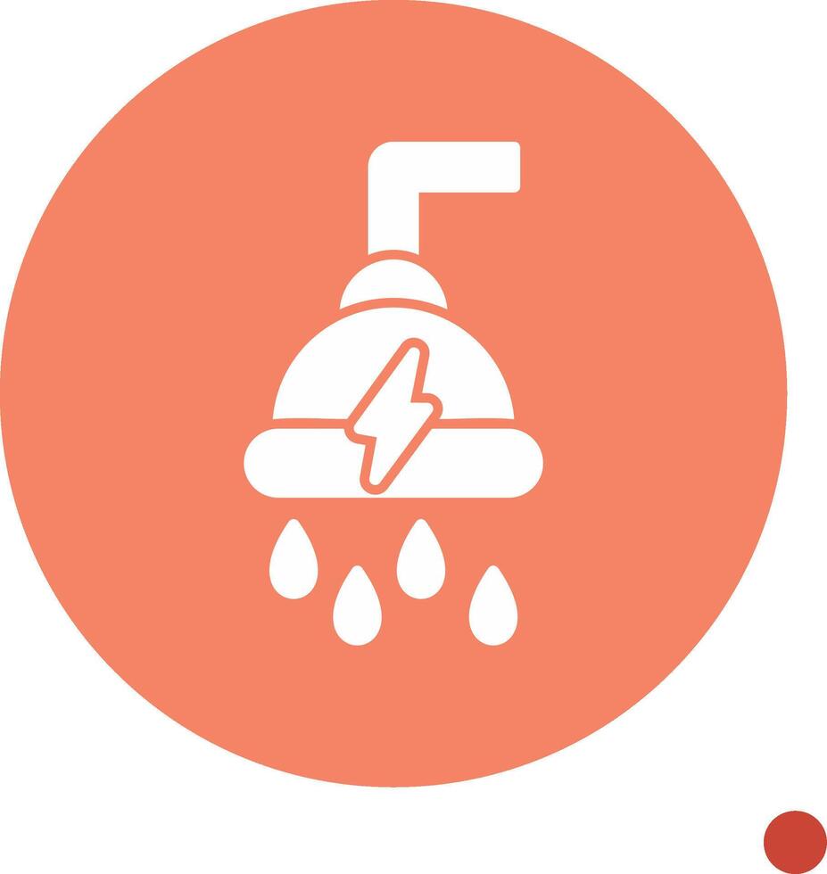 Power Shower Vector Icon