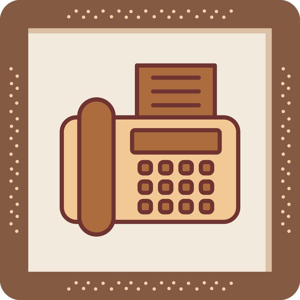 Fax Machine Vector Icon