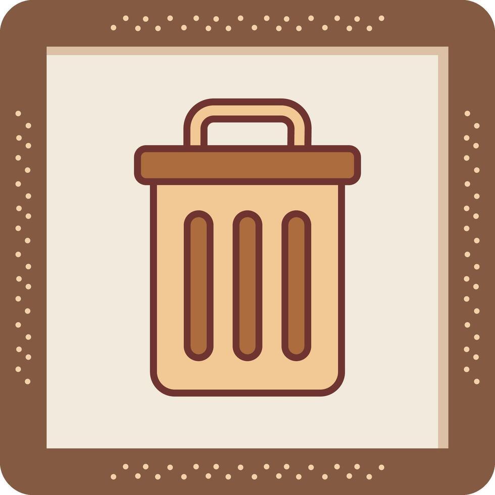 Trash Bin Vector Icon