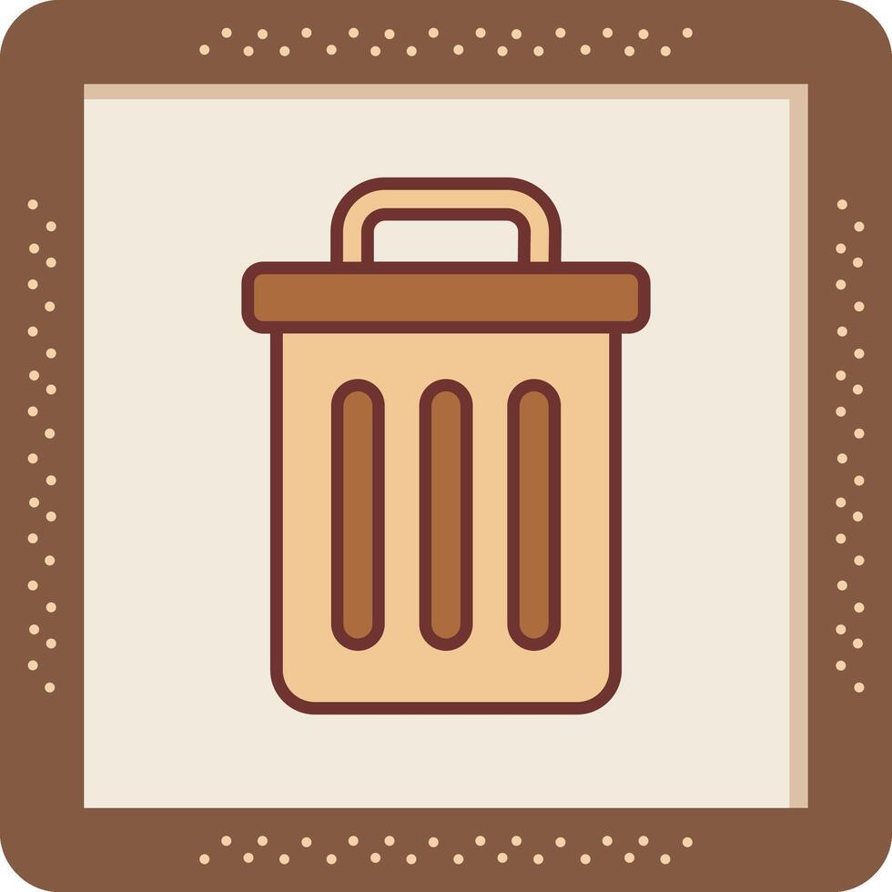 Trash Bin Vector Icon