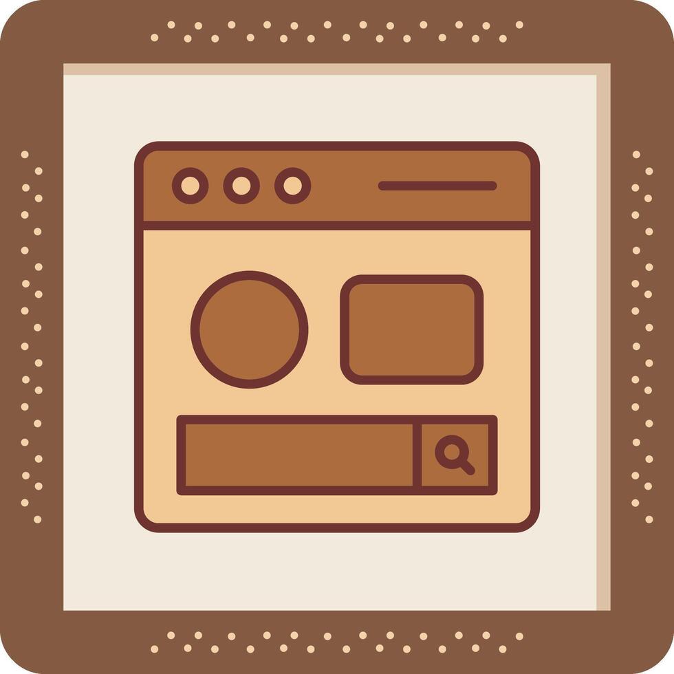 Search Page Vector Icon