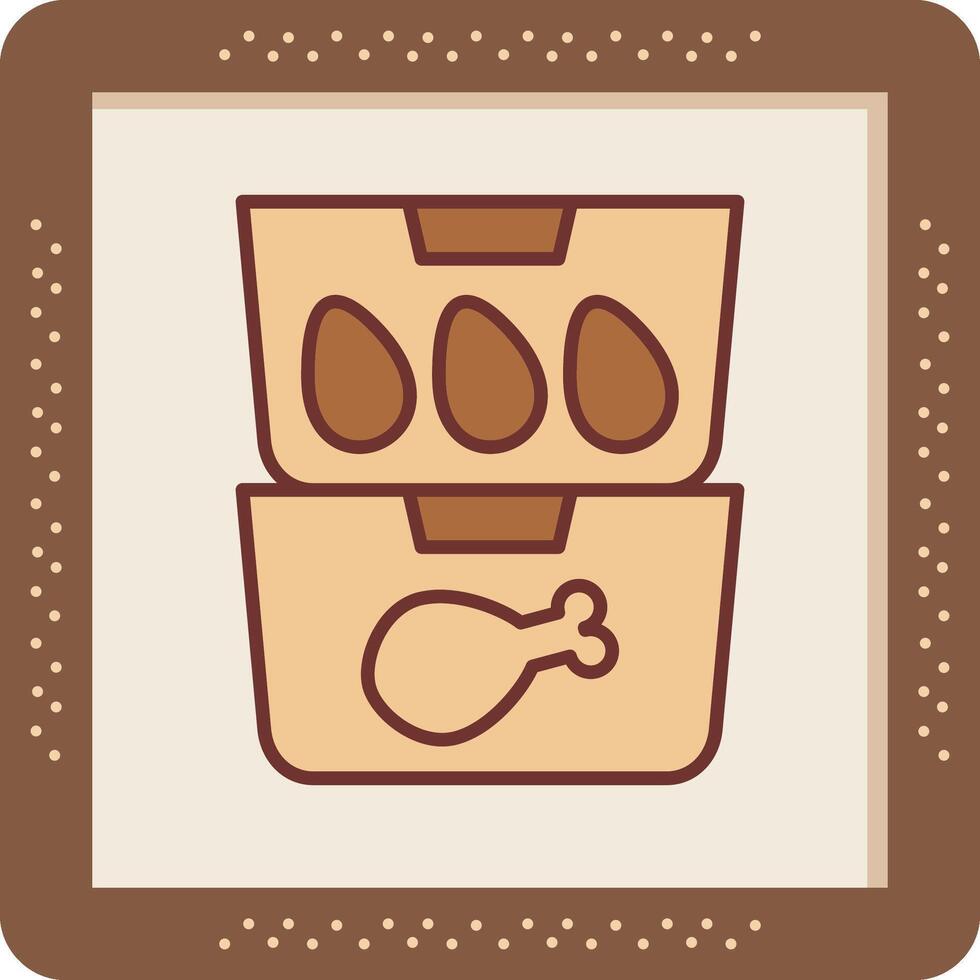 Food Containers Vector Icon