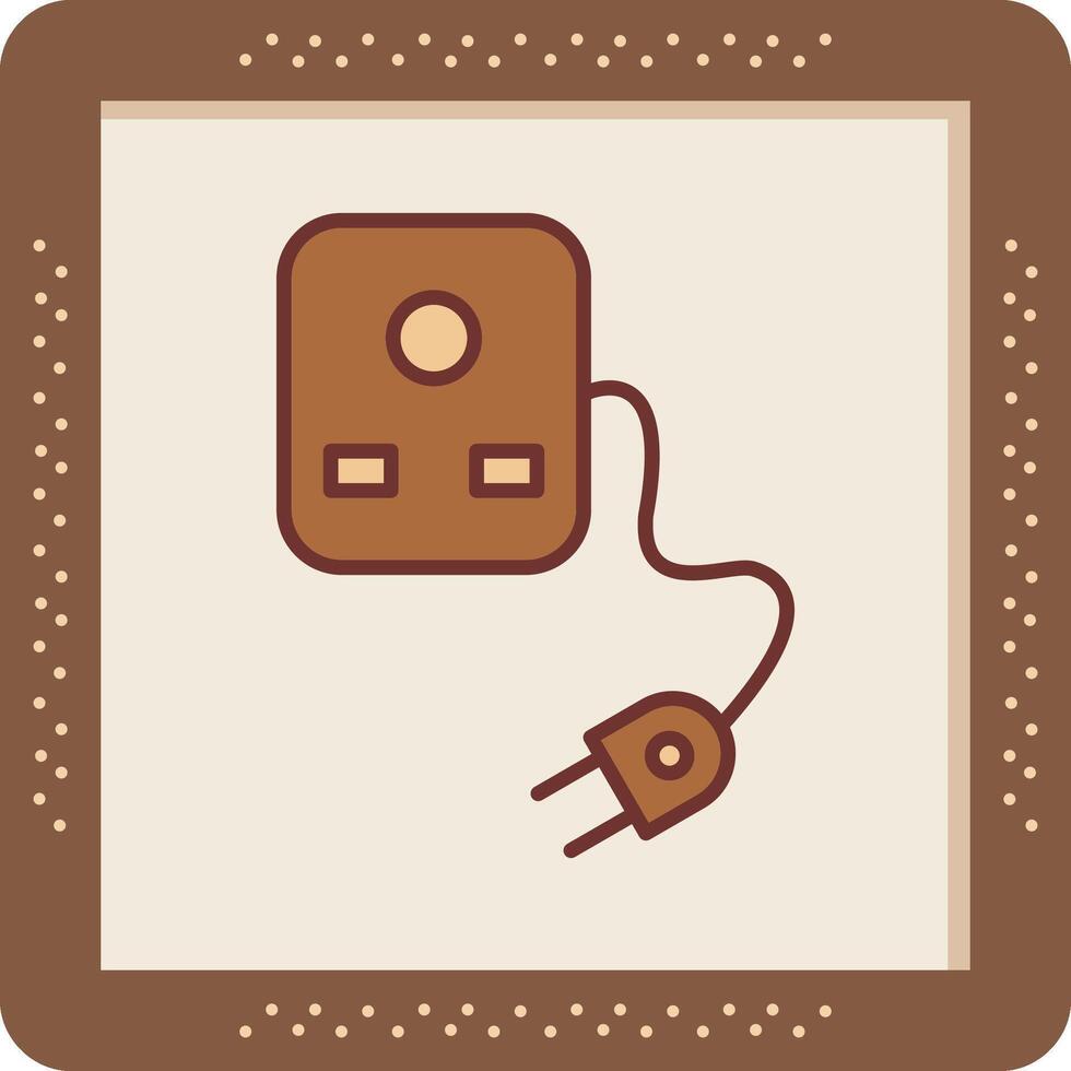 Plug And Socket Vector Icon