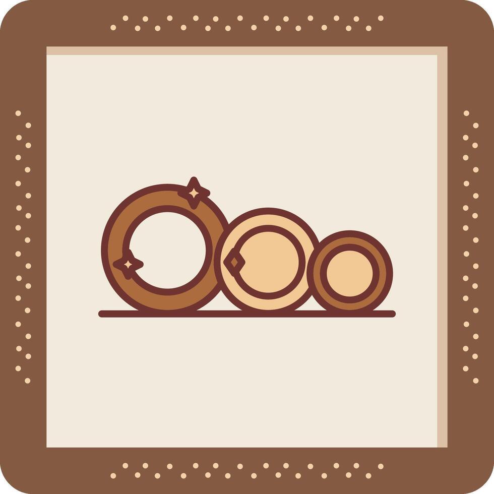 Plates Vector Icon