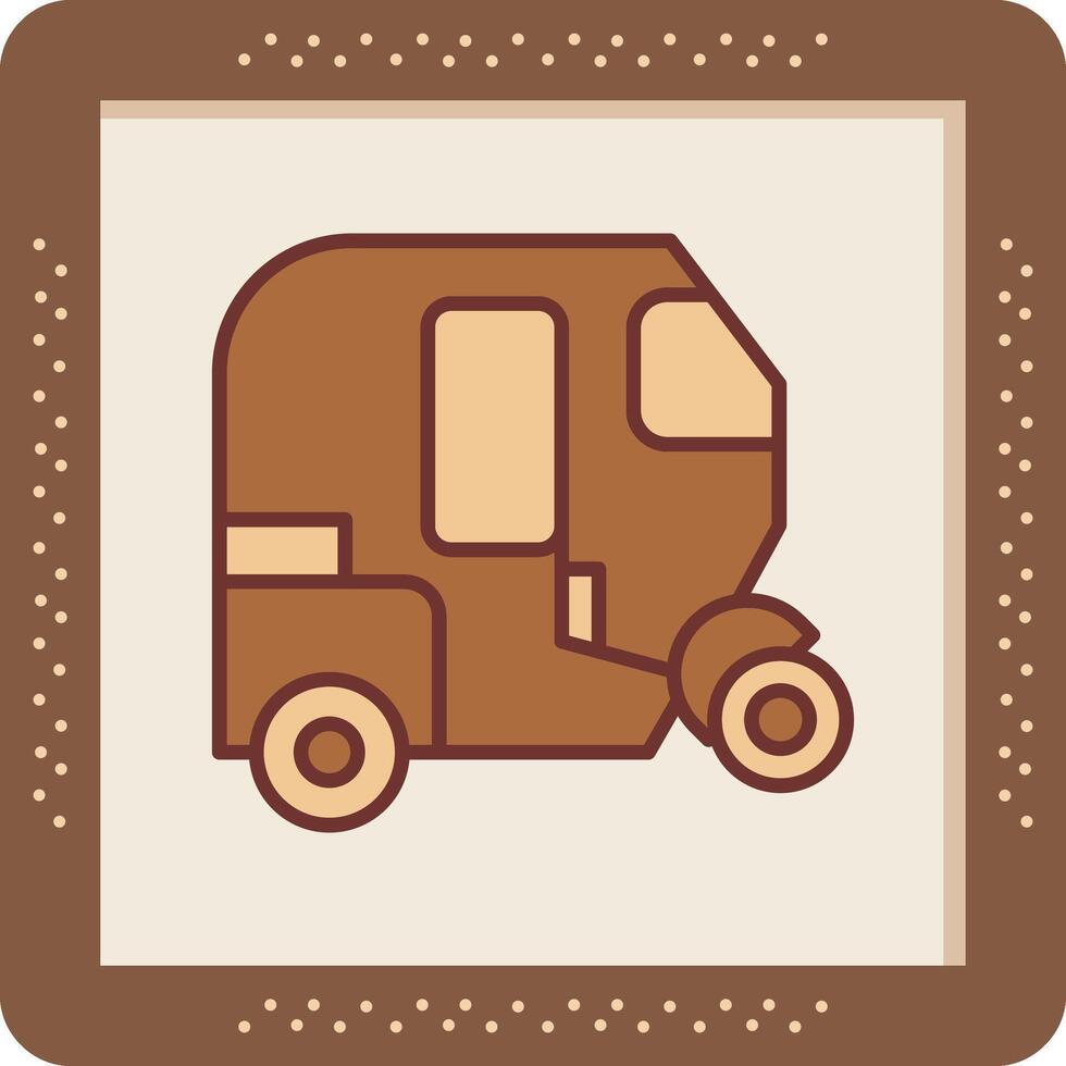 Tuk Tuk Vector Icon