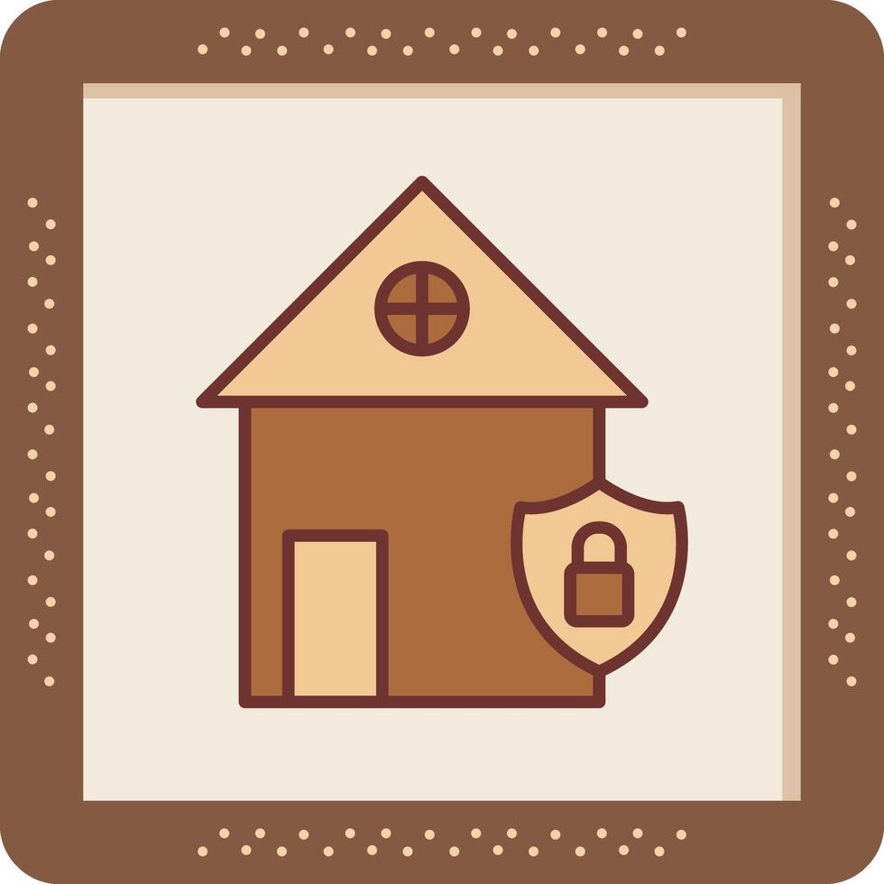 Home Security Vector Icon