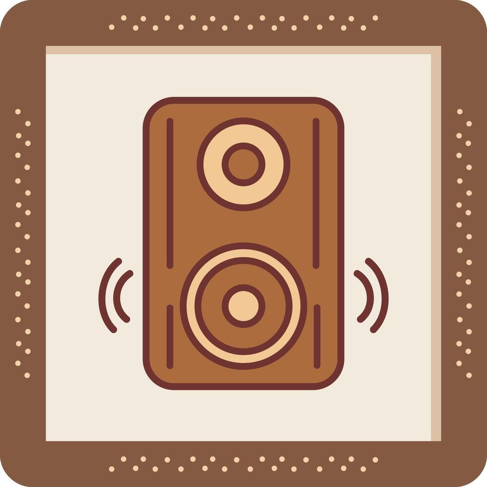 icono de vector de altavoz