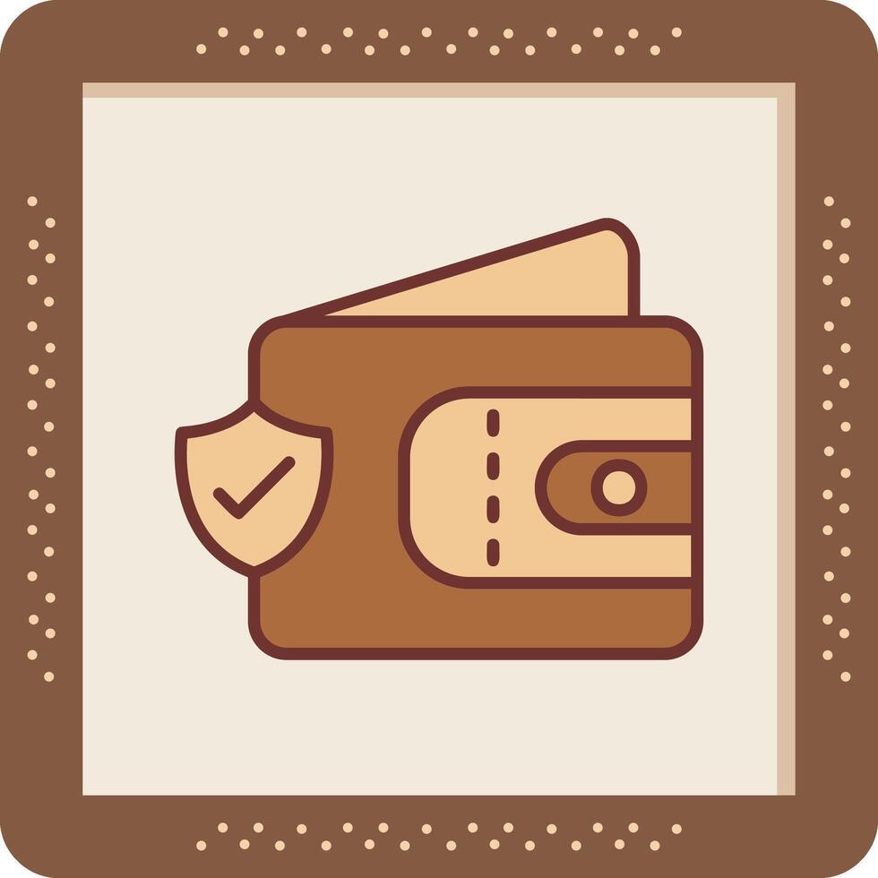 Wallet Secure Vector Icon