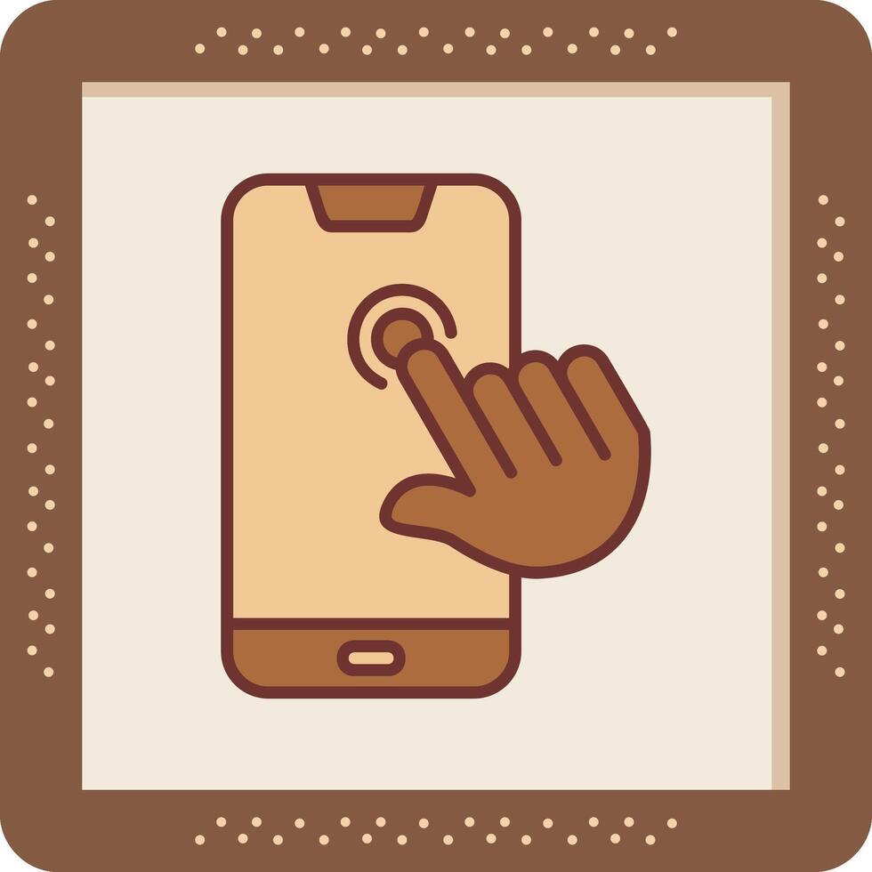 Touch Screen Vector Icon