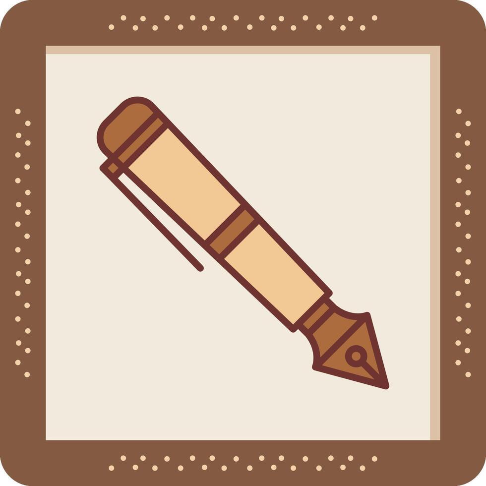 Fountain Pen Vector Icon