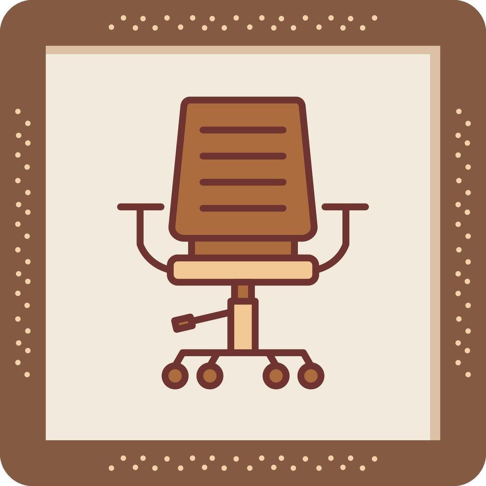 Office Chair Vector Icon