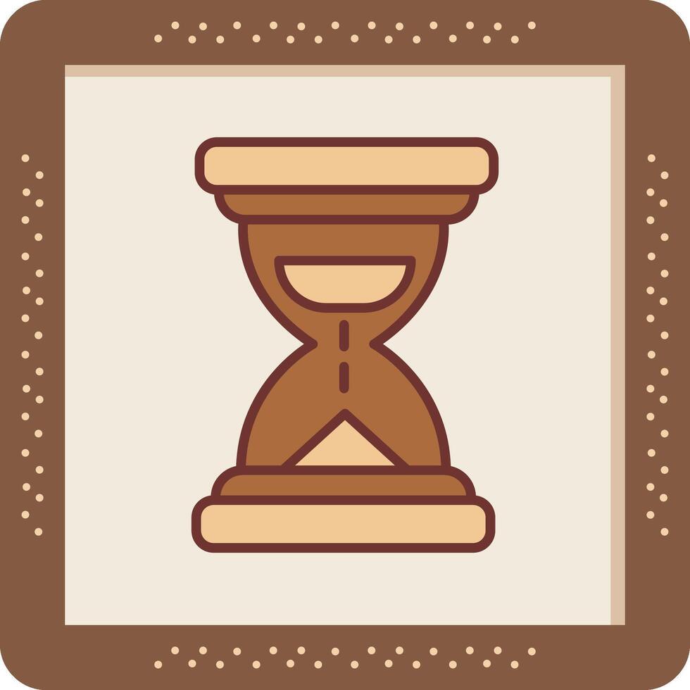 icono de vector de reloj de arena