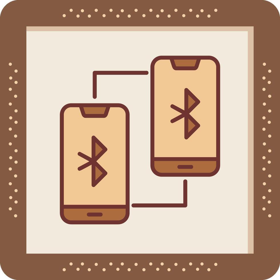 Phone Bluetooth Connected Vector Icon