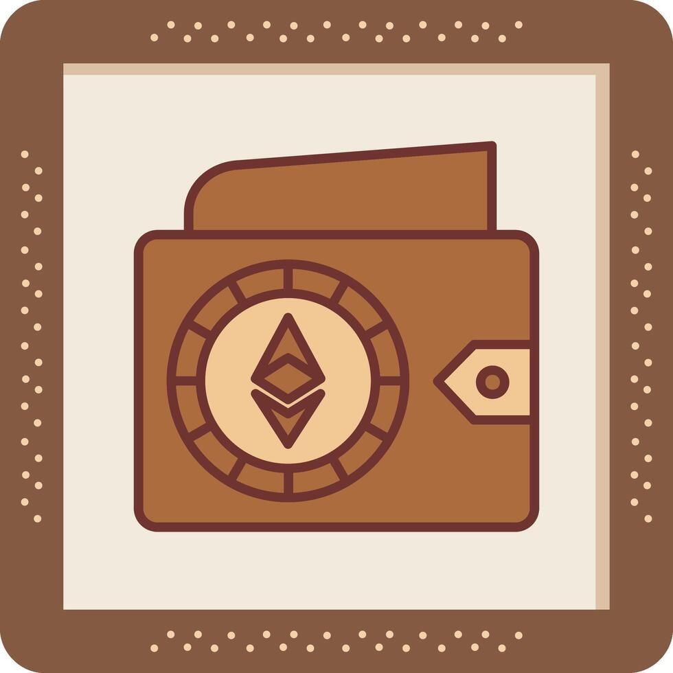 Ethereum Wallet Vector Icon