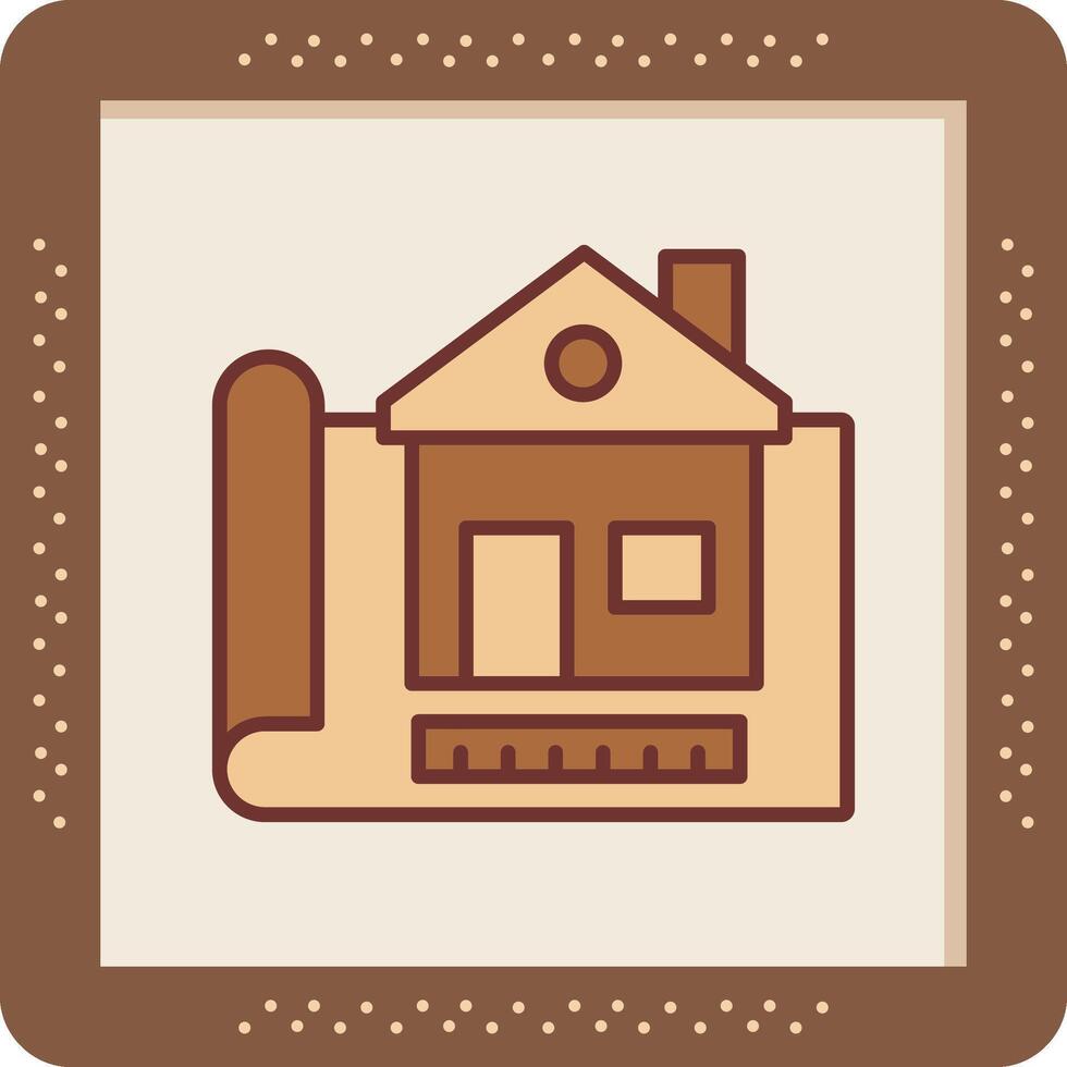 Construction Drawing Vector Icon