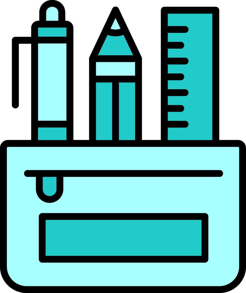 Pencil Case Vector Icon