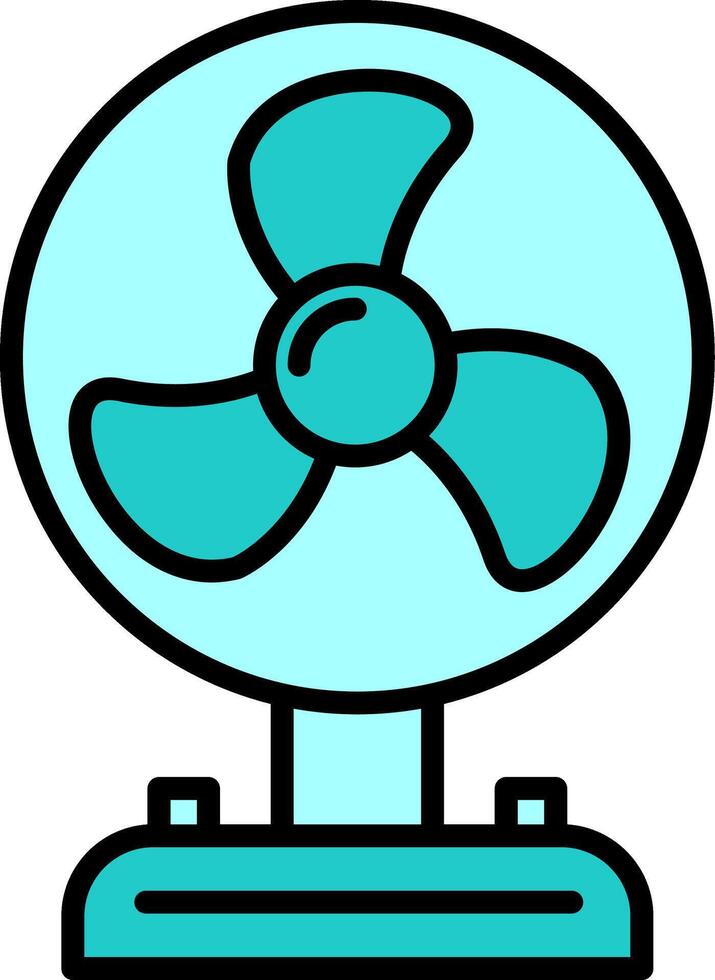 icono de vector de ventilador