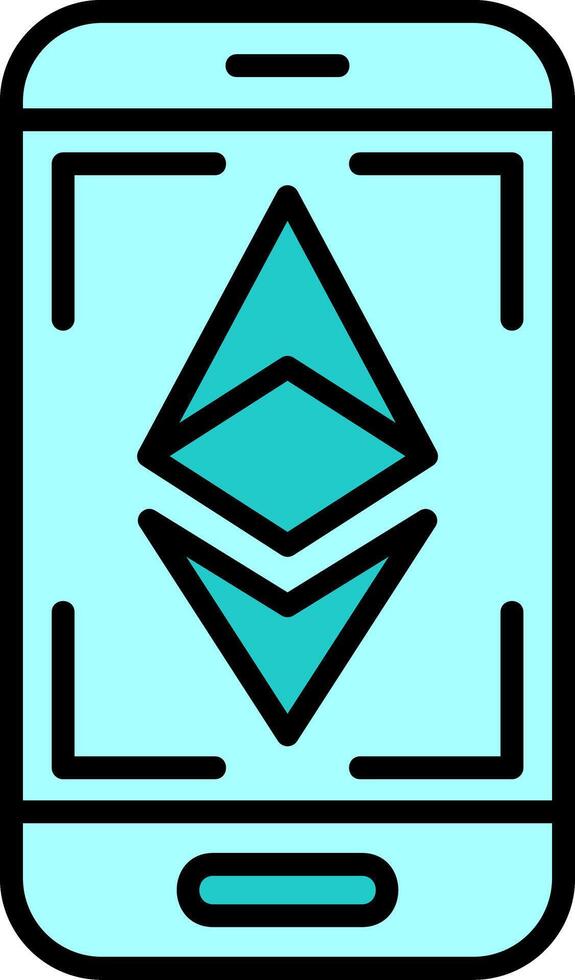 Ethereum Scan Vector Icon