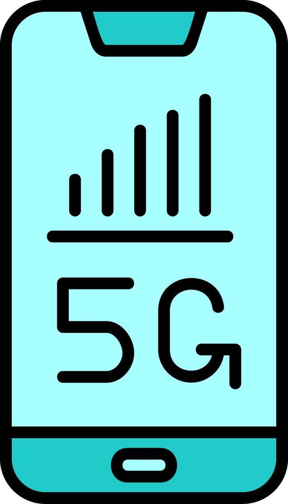 5G Smartphone Vector Icon