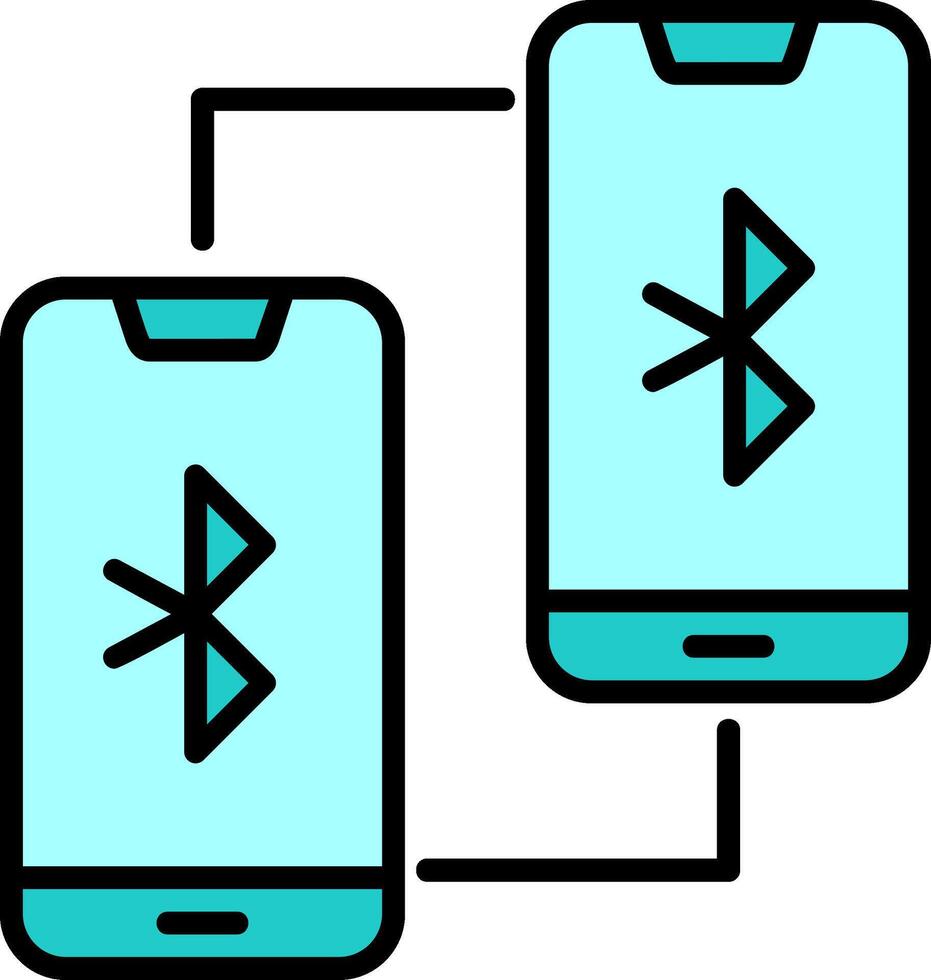 Phone Bluetooth Connected Vector Icon