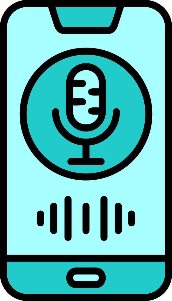 Voice Assistant Vector Icon