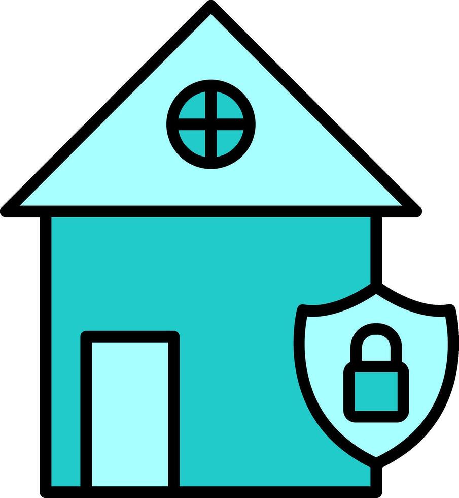 Home Security Vector Icon